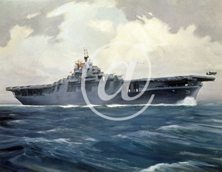 inconnu() Seconde guerre mondiale US Navy en couleurs - Srie 80-GK-: Porte-avions.