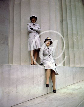 inconnu() Seconde guerre mondiale US Navy en couleurs - Srie 80-GK- : Portrait de deux femmes de l