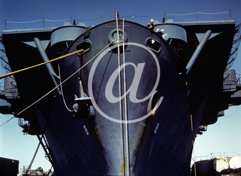 inconnu() Seconde guerre mondiale US Navy en couleurs - Srie 80-GK- : La proue norme d