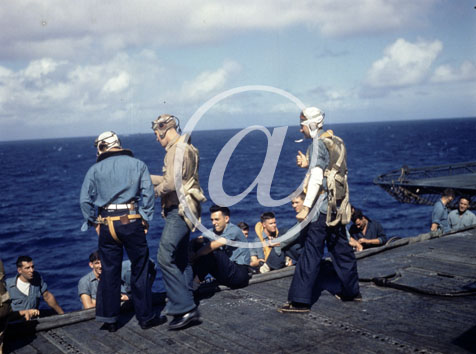 inconnu() Seconde guerre mondiale US Navy en couleurs - Srie 80-GK- : Pilotes et hommes d