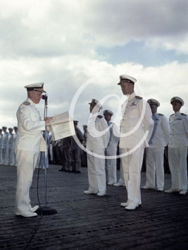 inconnu() Seconde guerre mondiale US Navy en couleurs - Srie 80-GK- : Un officier suprieur de la Marine s